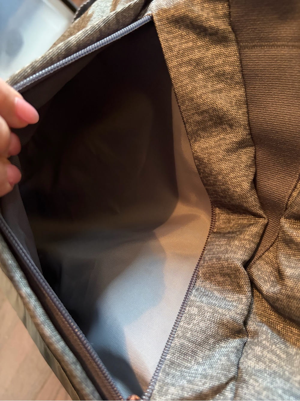 adidas Gray Duffel Shoulder Bag with Maroon Strap - Picture 5 of 14